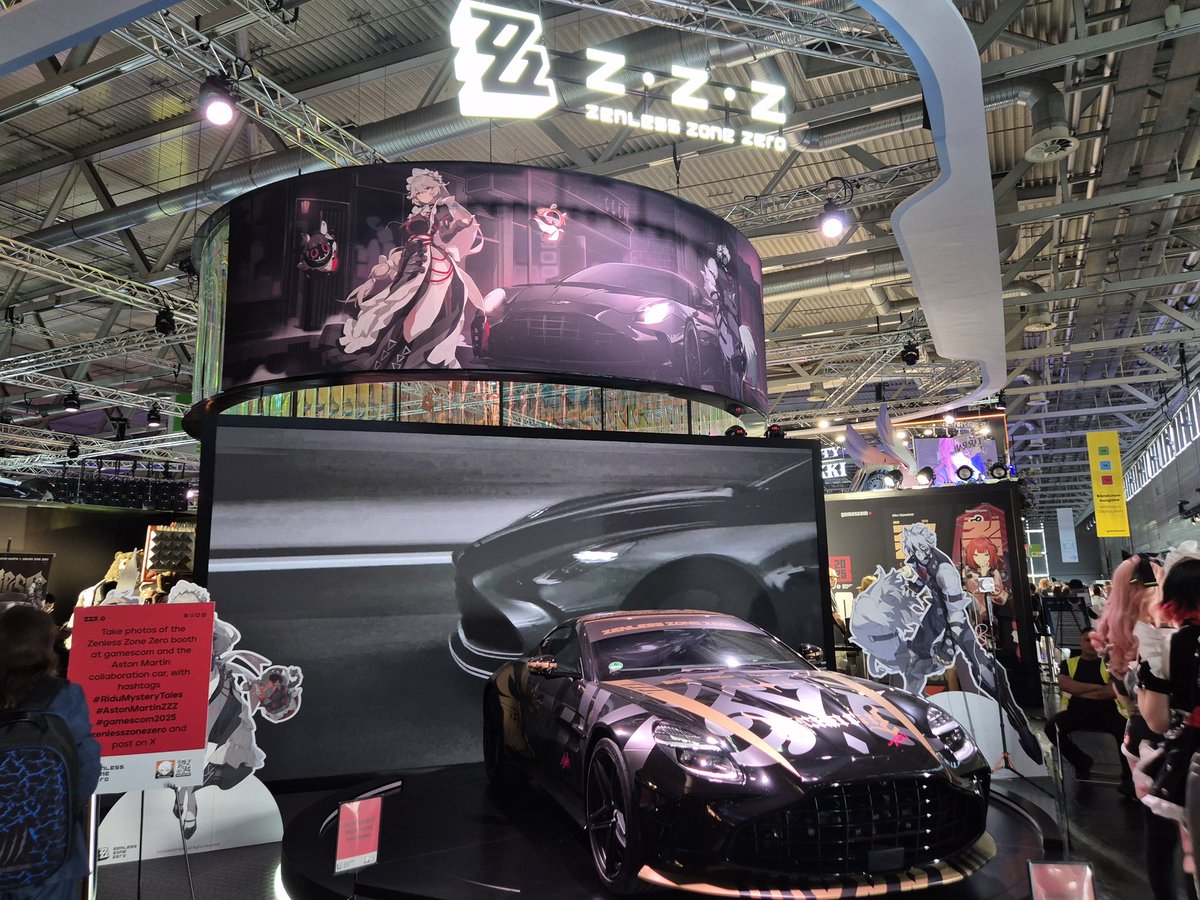 LPVision2's tweet image. #RiduMysteryTales #AstonMartinZZZ  #Gamescom2025 #ZenlessZoneZero