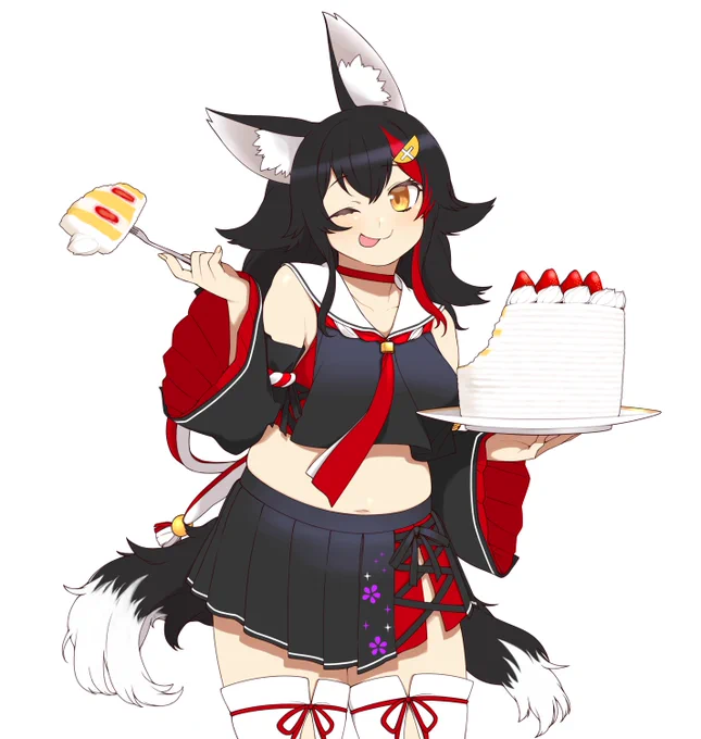 大神ミオといえばホールケーキですよね!はもはや伝統