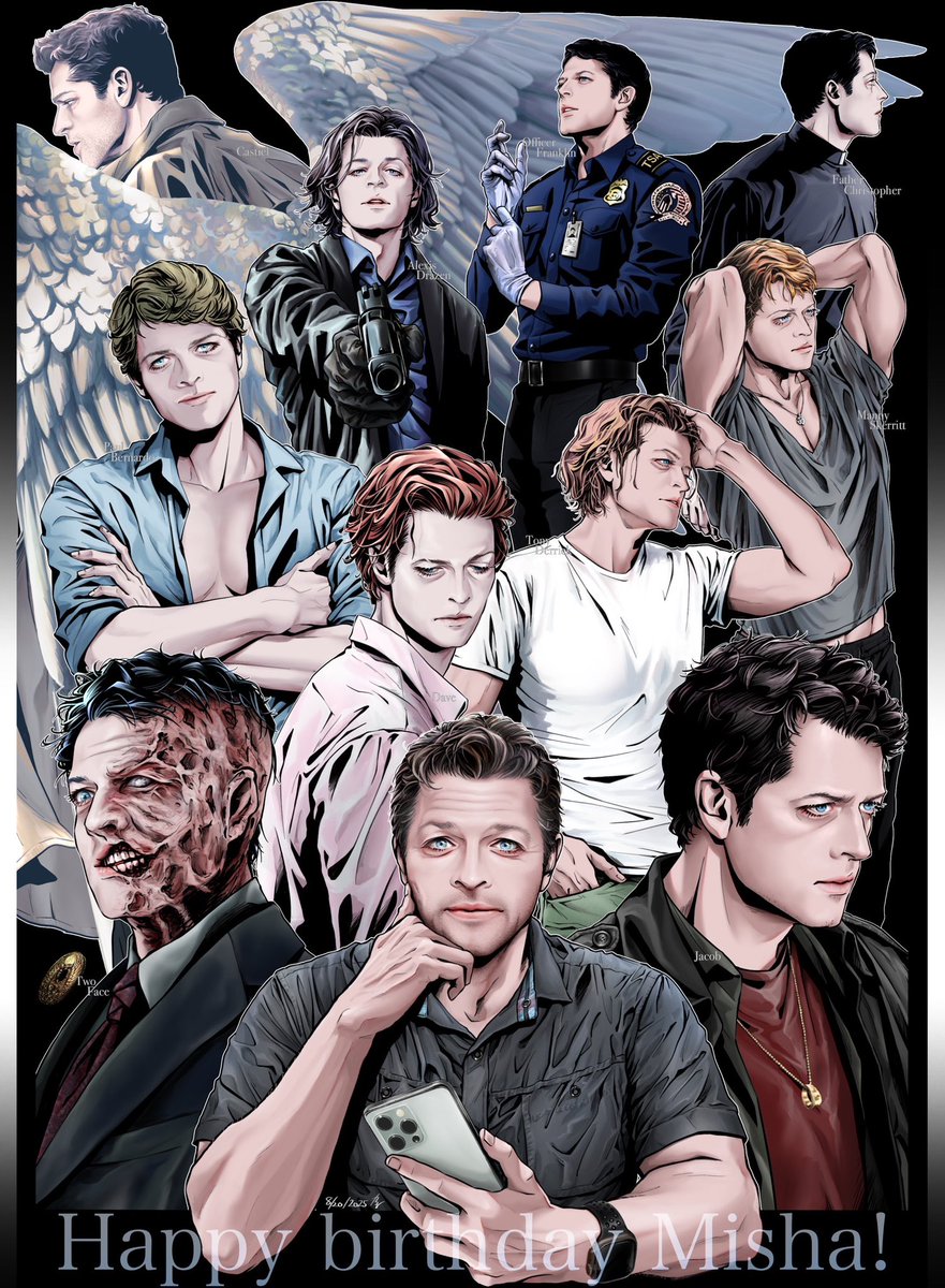 daitaikueru's tweet image. I love him and want to continue to support his success🫶
And I look forward to seeing more of his new characters😙

#HappyBirthdayMishaCollins 

これからもミーシャを応援しています📣
新しい役も増えるといいな❤︎