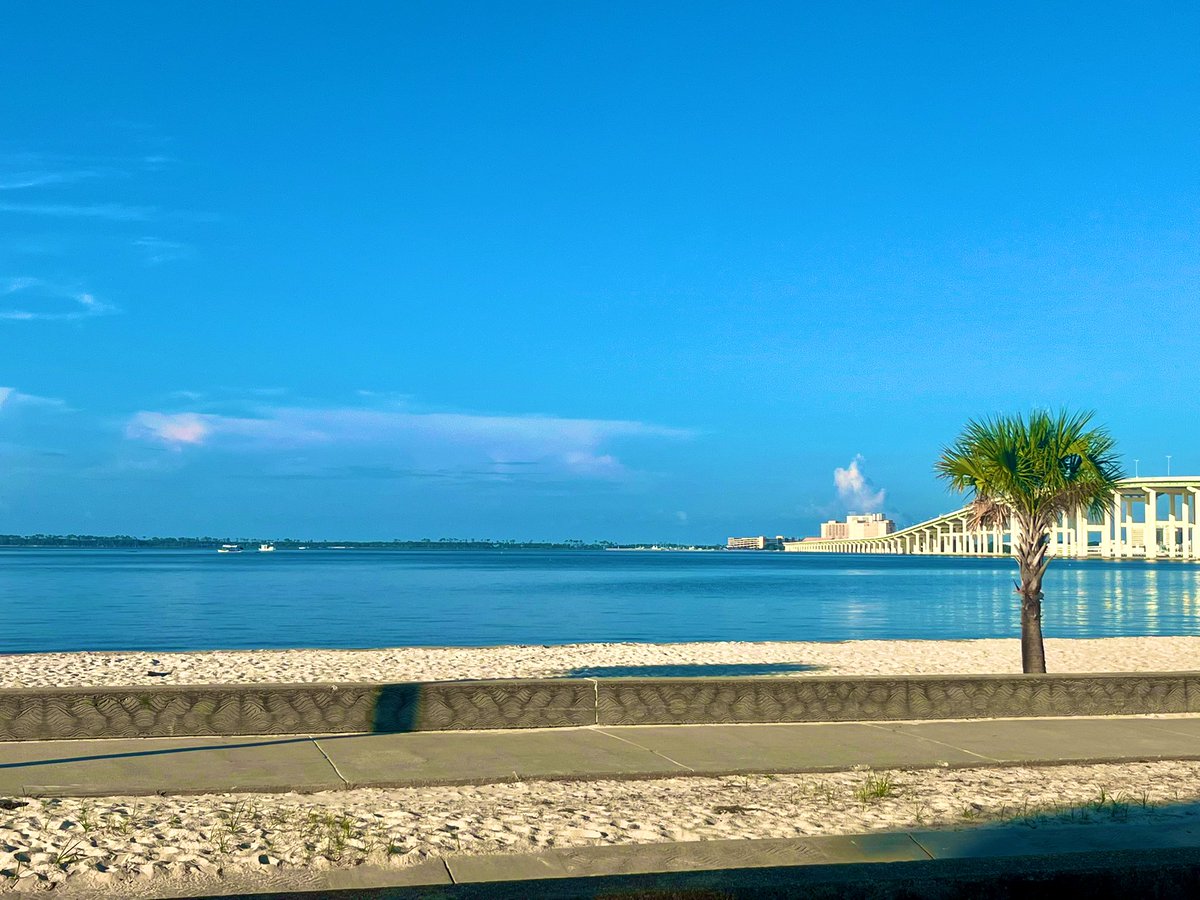 I don't know if there is a more beautiful sight in the Magnolia State than when the Gulf glasses over from front beach in Ocean Springs.