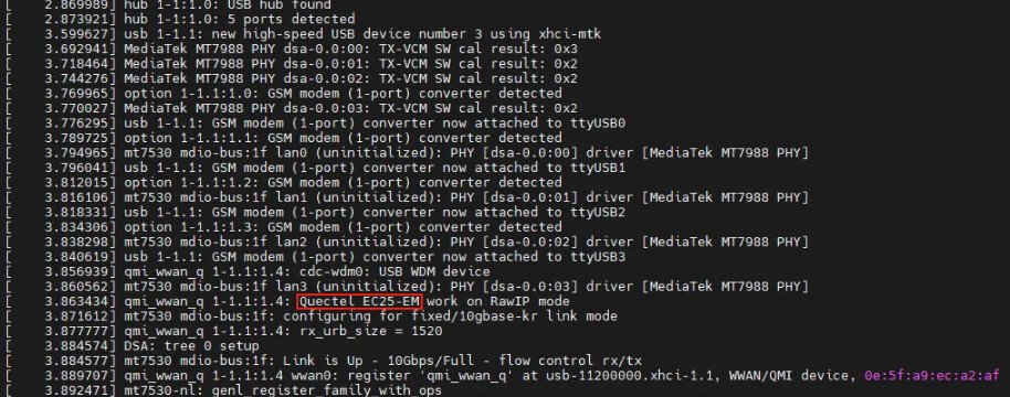 How to use EC25-EM module for routing?-BPI-R4
forum.banana-pi.org/t/how-to-use-e…
#bananapi #wireless #WiFi #4G #5G #Router #openwrt #Mediatek #MT7988 #Quectel