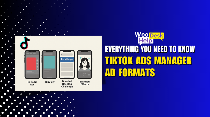 WooHelpDesk's tweet image. Want to Crush Your #TikTok Ads?
Before you launch another campaign, make sure you&apos;re using the right ad format for your goals. This guide breaks it all down. simple, actionable &amp;amp; tailored for both marketers and WooCommerce store owners.
Here: shorturl.at/bLe1M #WooHelpDesk