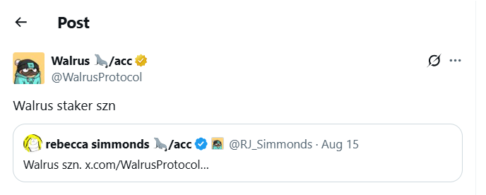 Gem_Institutee's tweet photo. Is @WalrusProtocol  planning a second airdrop?? 👀 🔥

There’s some buzz going around that $WAL stakers could be in for more rewards in the coming days. 

🪙 Based on the tokenomics:
→ 10% of the total $WAL supply is allocated for airdrops
→ 4% was distributed during the TGE
→ 6% is still unclaimed

Estimates say stakers might get 30–40% of their staked $WAL.

Would be a nice bonus if it lands. Let’s see 🤞