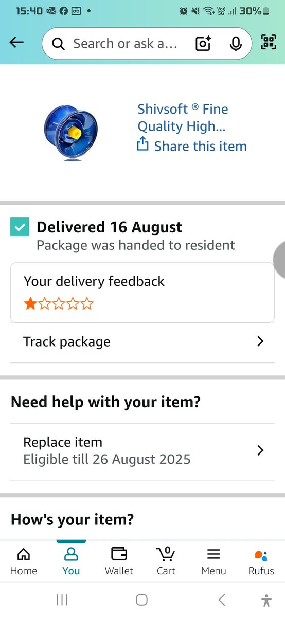 nILU_2506's tweet photo. Showing on app that Package was handed to resident but i haven't received anything in my hand and not received a Single call waiting since 16th Aug.25 https://t.co/X2rwnYJo0e