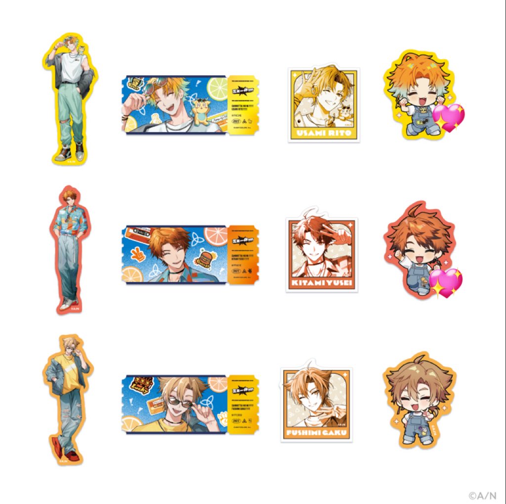 mnm___sky's tweet photo. にじさんじ　三ミ一体　ステッカー　交換

譲：画像①

求：画像② ♡

郵送交換📮
気軽にお声掛けください!! https://t.co/NtgLe9fODz