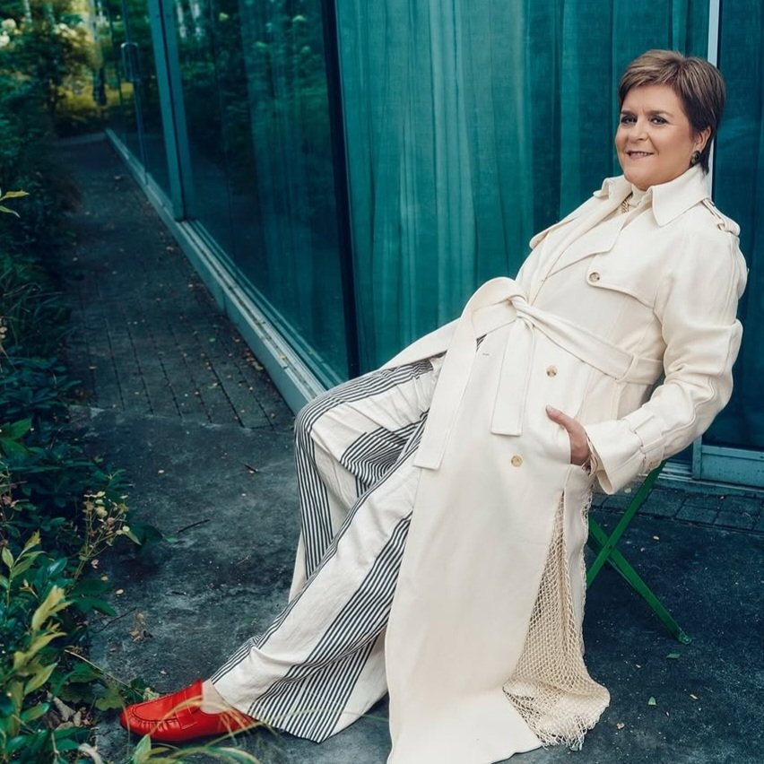 Nicola Sturgeon's photo shoot in The Times is fascinating. I need a whole calendar.