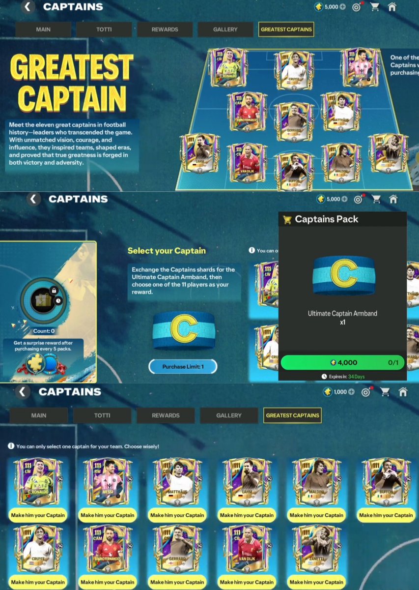 15 hours after the Livestream event CAPTAINS is a 10/10 and by far the best event since tott excluding the 4000 shards nonsense they put

 P A T H E T I C 

Make it under 2k shards at least @ Or else we #boycottFCmobile #boycotteasfcmobile #boycotteafcmobile