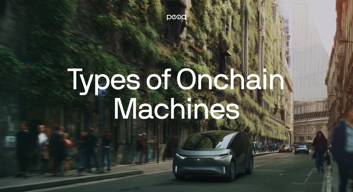 peaq's tweet photo. Machines aren’t simply onchain or offchain — it’s a spectrum

1️⃣ A machine can have an onchain ID, but barely use it
2️⃣ A machine can use its onchain ID to sign data and verify itself
3️⃣ A machine can control funds, pay and get paid

What is 4️⃣? Wrong answers only, cause the right one is here ⬇️
https://t.co/a0Amv2jbYG