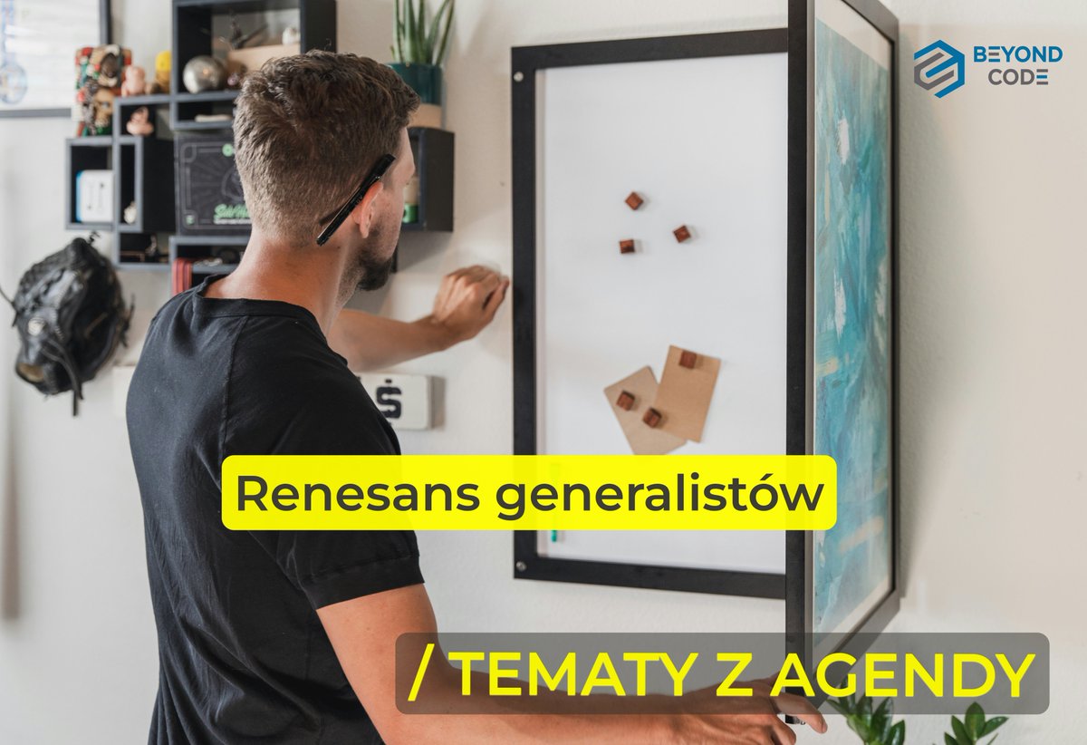 Czy w nowych realiach bycie generalistą w IT to słabość czy sekret sukcesu?

Chcesz poznać moc bycia generalistą w czasach, gdy świat wymaga zarówno głębi, jak i szerokości? Zarezerwuj miejsce – Beskidy czekają! ⛰