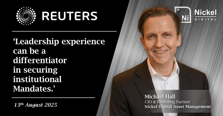 Great to see Nickel's Michael Hall commenting on the Bullish IPO in Reuters, highlighting how its "pure institutional strategy" is a key differentiator. By focusing on institutional clients, exchanges can build more stable, recurring revenue streams, insulated from retail market