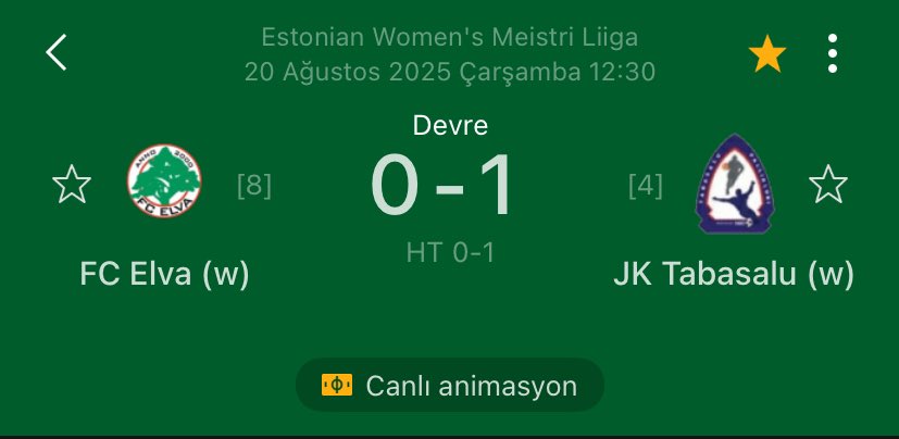 17 şut, 0-1.

1.40 ✅
2.03 ❌