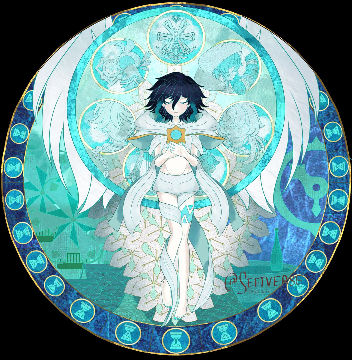 seetverse's tweet image. who should i do next…. #Istaroth #Venti #Barbatos