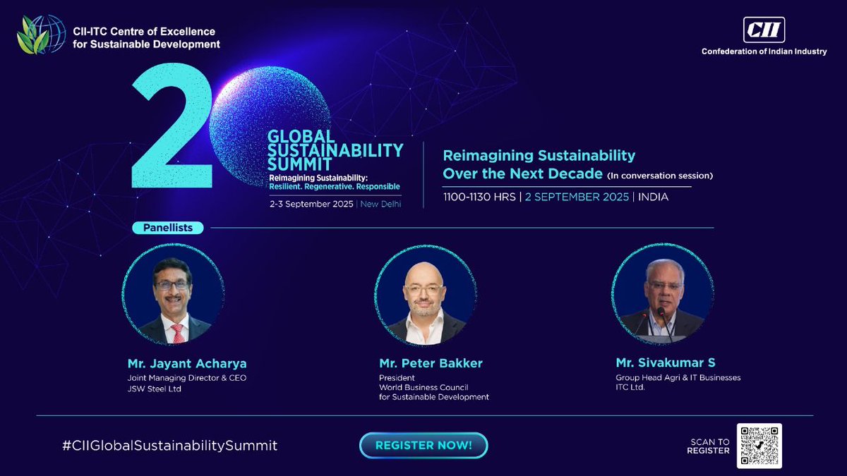 The 20th #GlobalSustainabilitySummit will bring together thought leaders to deliberate on the current global issues and their influence on Earth's systems and extreme weather events.