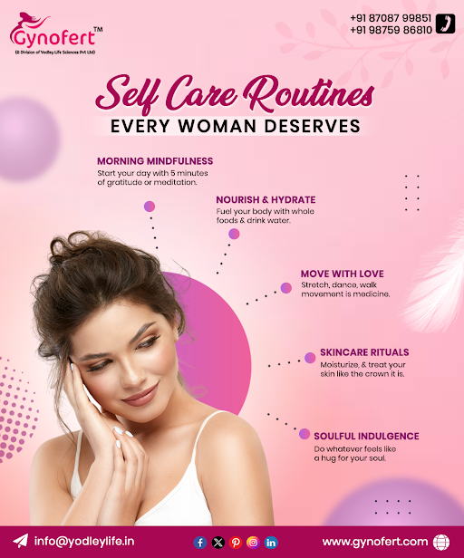 Gynofert's tweet photo. 🌿 Self-care is not selfish, it’s essential. ✨ Start your mornings with mindfulness, hydrate, move with love, nourish your skin &amp; soul. 💖 Every woman deserves it! #SelfCare

 #WellnessForWomen #MindfulLiving #HealthyHabits #MoveWithLove #HydrateDaily #SkincareRituals #SelfLove https://t.co/WCOyNLYFRe
