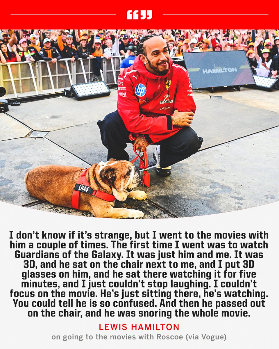 This story of Lewis taking Roscoe to the movies 🥹