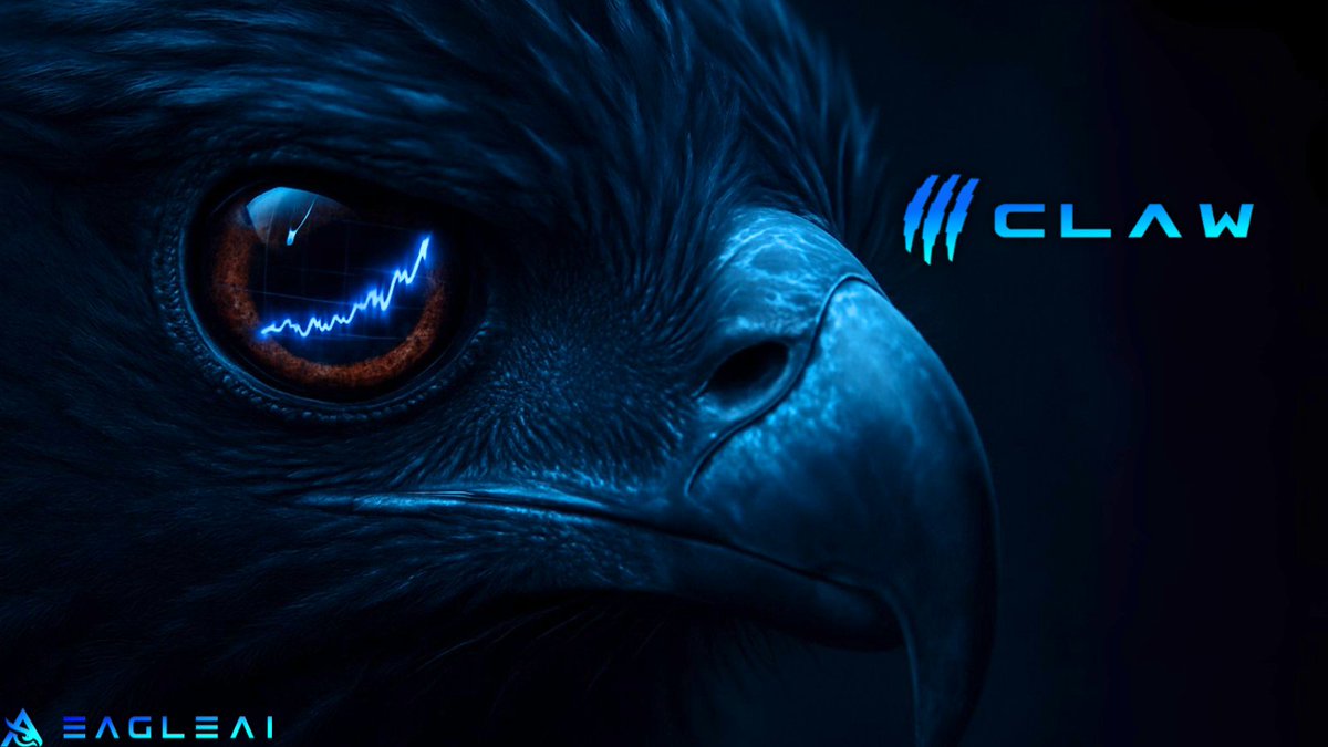 𝗧𝗵𝗲 𝗮𝗽𝗲𝘅 𝗽𝗿𝗲𝗱𝗮𝘁𝗼𝗿 𝗼𝗳 𝘁𝗿𝗮𝗱𝗶𝗻𝗴 𝗶𝘀 𝗮𝗹𝗺𝗼𝘀𝘁 𝗿𝗲𝗮𝗱𝘆 𝘁𝗼 𝘀𝘁𝗿𝗶𝗸𝗲.🦅

CLAW is not just a terminal. It is your AI-powered talons to grip the markets, hit with precision, and hunt like the eagle, at the very top of the food chain. 💪

⚡️