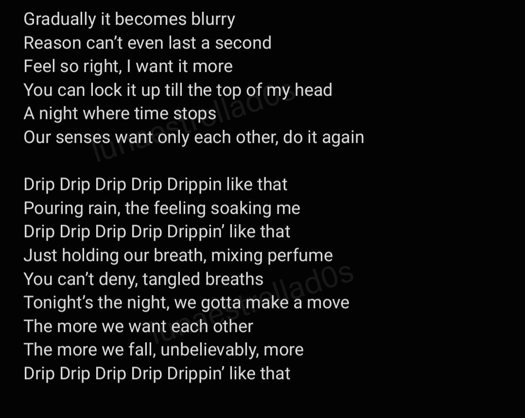 [ENG TRANS]
Moonbyul 4TH MINI ALBUM [laundri]

Track 5 - DRIP 

😳🤯🥵🫠🚨

#MAMAMOO #MOONBYUL
#마마무 #문별
<a href="/RBW_MAMAMOO/">마마무(MAMAMOO)</a> 
<a href="/BYULBYUL_MATE/">😎별똥이들 마음 훔치는 뵤린치😎</a>