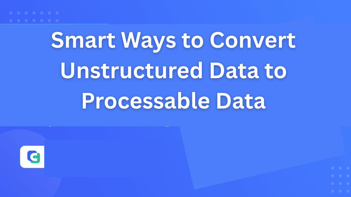 Non-structured data is everywhere. But it’s not usable until it’s structured.

Check out our latest blog to discover smart ways to convert unstructured data into actionable insights.

👉 Read more: compdf.com/blog/convert-u…

#ComIDP #UnstructuredData