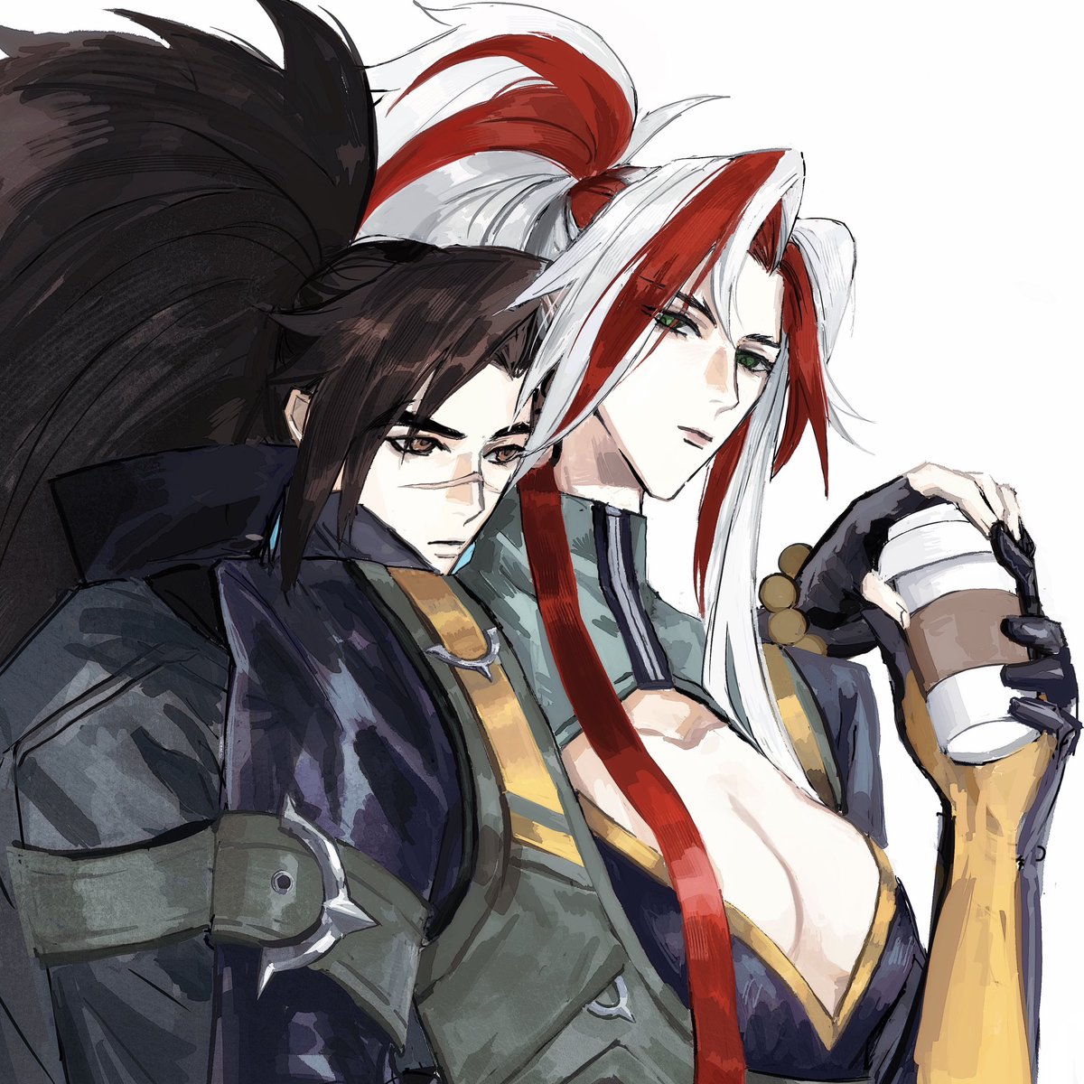 Yasuo x #Yone♀ #亚永☕️❌