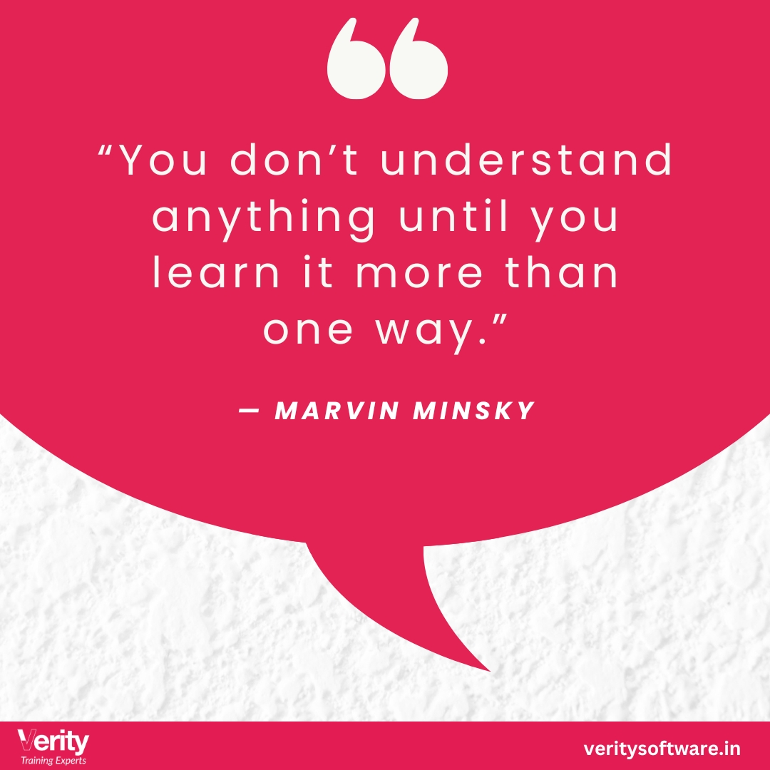 verity_software's tweet photo. Real understanding begins when you can approach the same idea from different angles.
#VeritySoftware #TrainingExperts https://t.co/rIYbf2fkoE