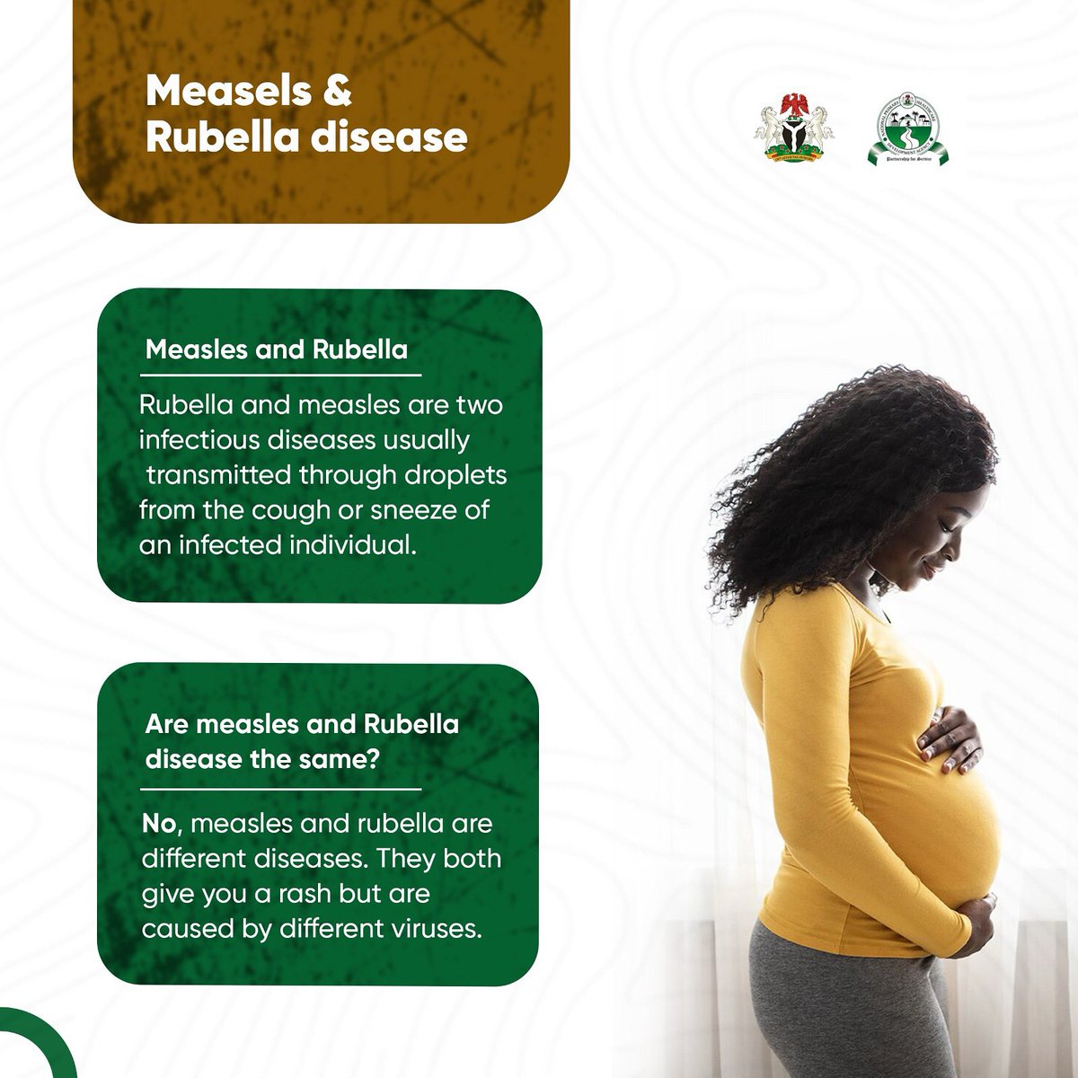 NphcdaNG's tweet image. Got questions about Measles and Rubella?
We’ve got the answers! 🧾💉

#MeaslesAwareness
#Rubella
#NPHCDA