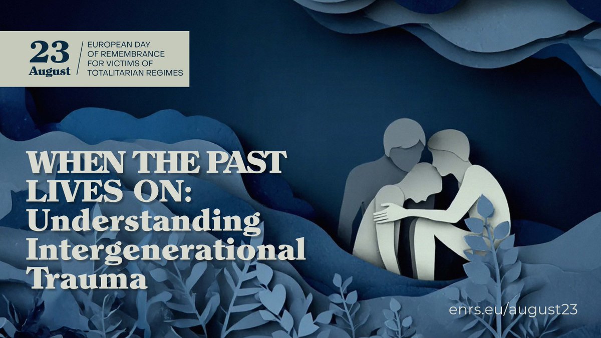 enrs_eu's tweet photo. 📣 This year’s #RememberAugust23 highlights intergenerational trauma - the pain & silence passed through families after war, repression & displacement.
📑 Explore our brochure 'When the Past Lives On' with insights & testimonies: https://t.co/qZSKMg9zb3 https://t.co/ToUBOf8XmZ
