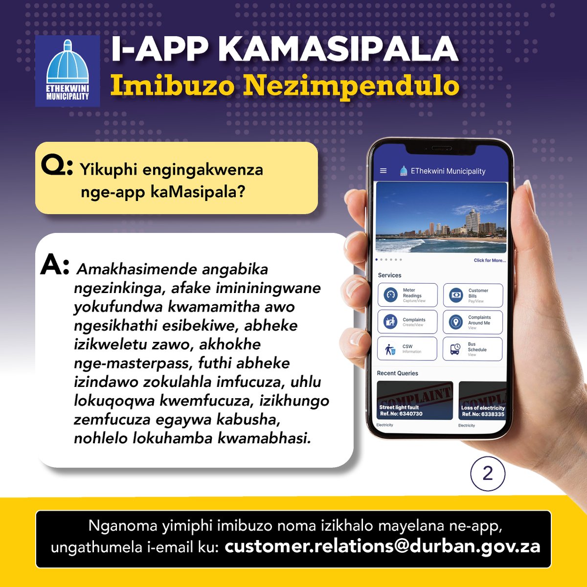 eThekwiniM's tweet image. #QuestionsAndAnswers