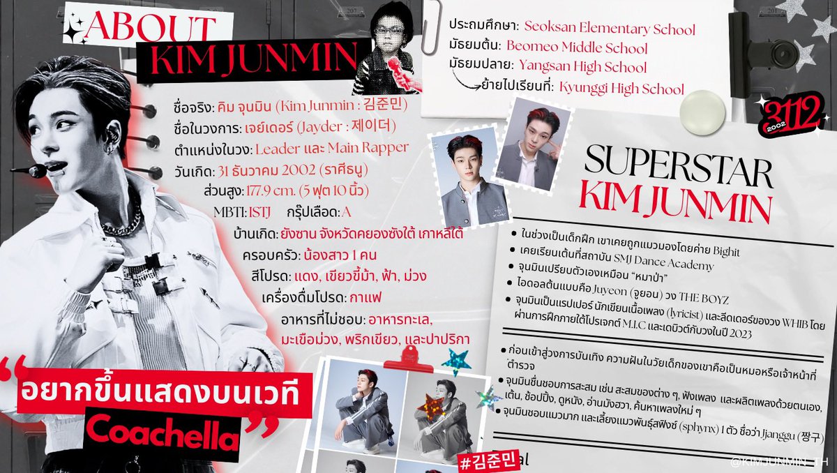 KIM JUNMIN THAILAND 🇹🇭🐈⬛ tweet media