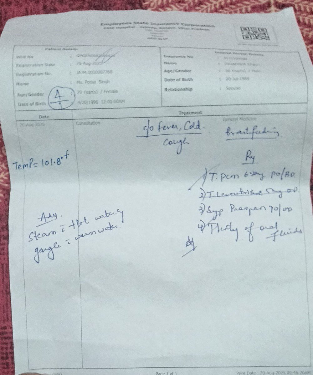 digamber784's tweet photo. @esicroup Sir jajmau k CMO Shri Ravi Shukla Ji ki wajh se har ek present Ko bahoot dikat ho rhi h Koi sunne wala nahi h ms Sir se bolo to pata nahi kyo unse darte h,koi bhi karwai nahi karte dawa agar likh bhi jati h to medical wale dete nahi aur nahi hi NA karte https://t.co/s1JK63Of28