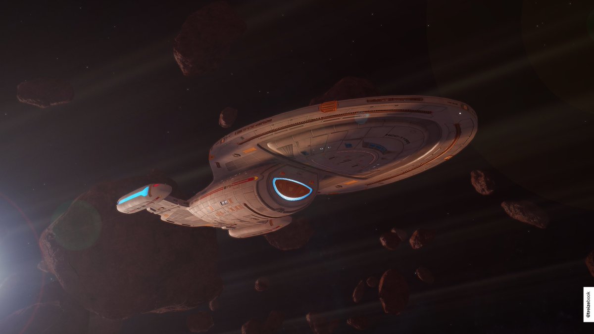 startrek_ships's tweet image. #IntrepidClass #STO 
Credit: Treizebook on DeviantArt