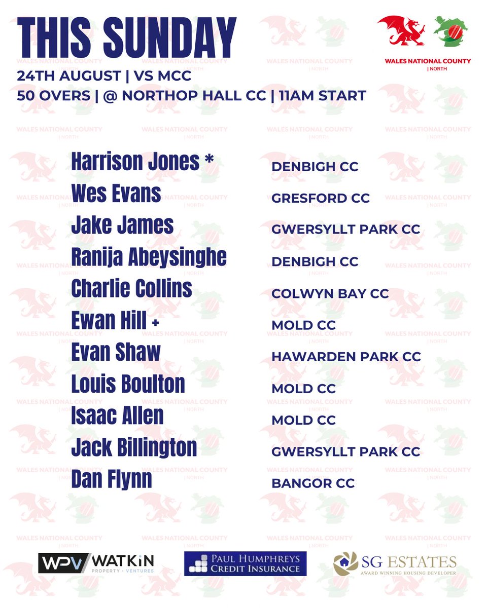 Wales National County (North) 🏴󠁧󠁢󠁷󠁬󠁳󠁿🏏 tweet media