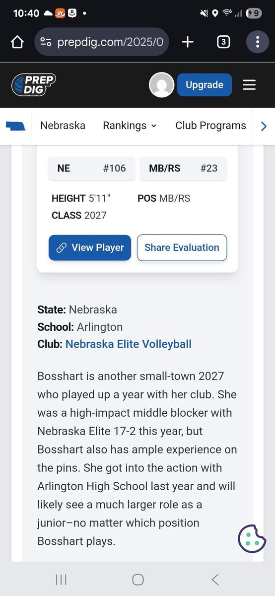 Arlington HS VB tweet media