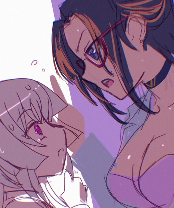 こわい人にガン詰めされる寧里ちゃん⋯ ラフ 