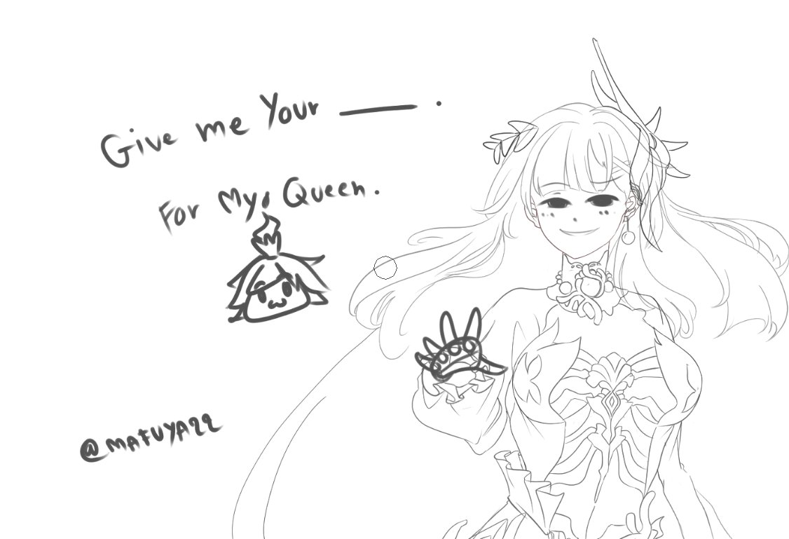 WIP Hysilens😚

Hysilens : Give me Your ________! For My Queen!!

#HSRFanart #HonkaiStaiRail #cerysilens #Hysilens #cerylens