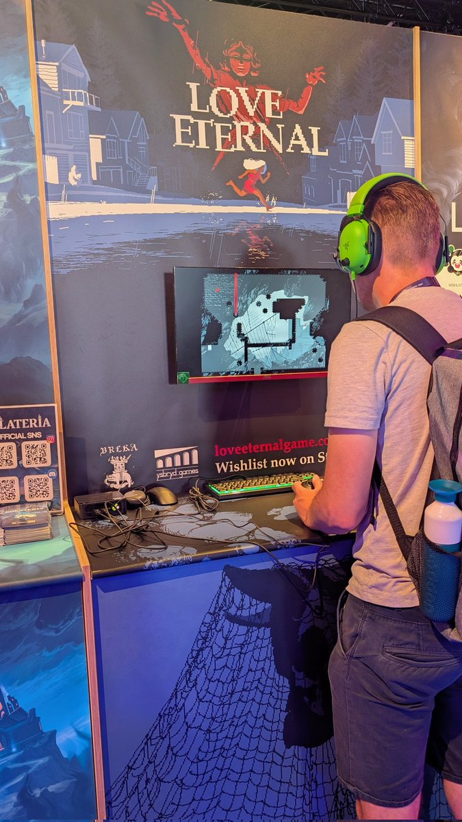 If you're at gamescom this week, come to the Indie Arena Booth in Hall 10.2 and you too can play Demonschool and LOVE ETERNAL!