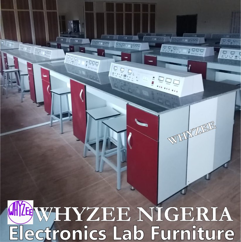 Whyzeenigeria's tweet image. Electronics Lab Furniture!

Equip your electronics lab with Whyzee&apos;s custom furniture! Modules ready with Galvanometer, Ammeter, Voltmeter. Contact: info@whyzee.com.ng | 08035514153 | 07042686855.
#WhyzeeNigeria #LabFurniture #ElectronicsLab