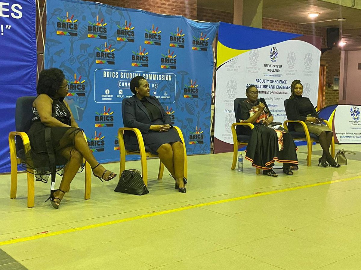 Yesterday, I delivered a powerful address to students at the University of Zululand during the BRICS Student Commission Women’s Month celebration, the event hosted under the theme of Empowering Women Through Education and Global Solidarity.