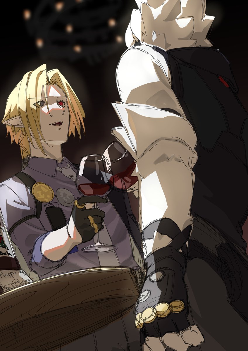 今日中には描き終わらないからラフだけど、ヒューゴ誕生日おめでとう!!
#ゼンゼロ #ZenlessZoneZero #ヒューゴ・ヴラド生誕祭2025