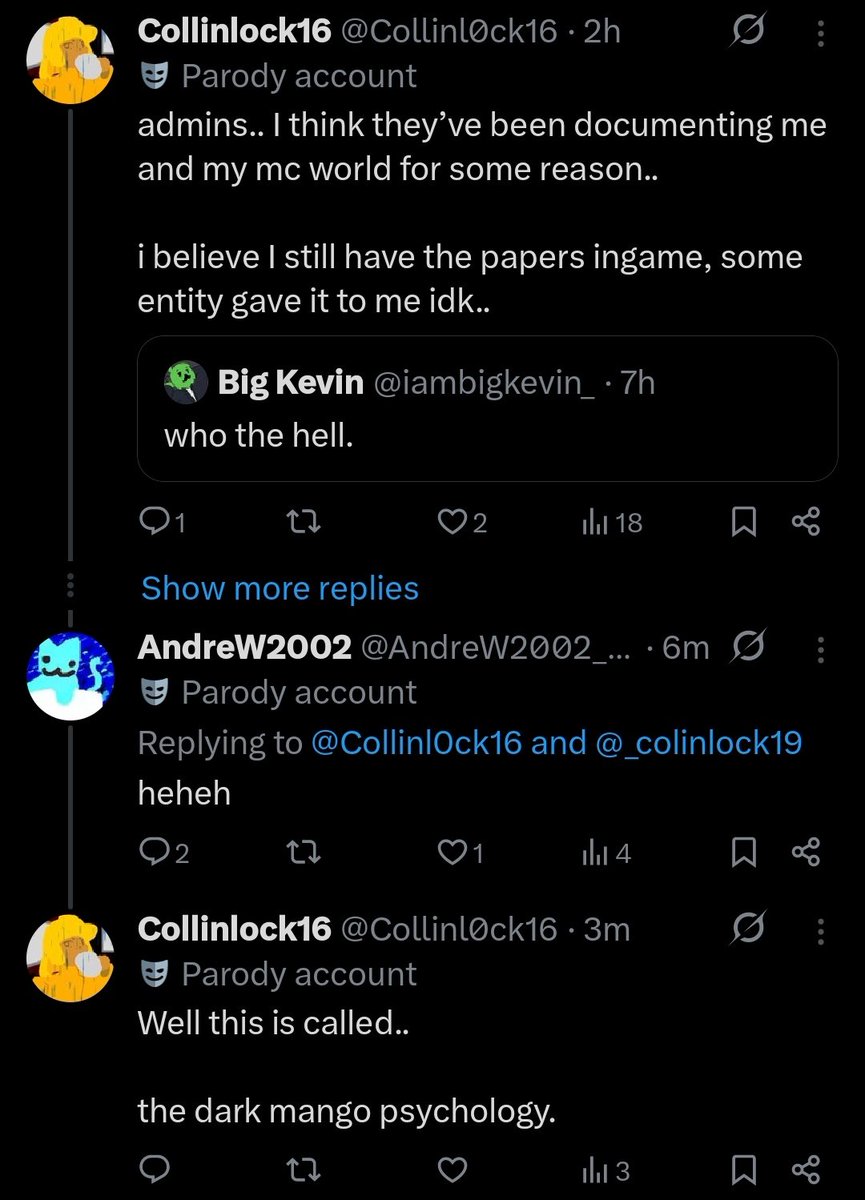Everyday there's some new bullshit on this app.
What the hell is dark mango psychology??