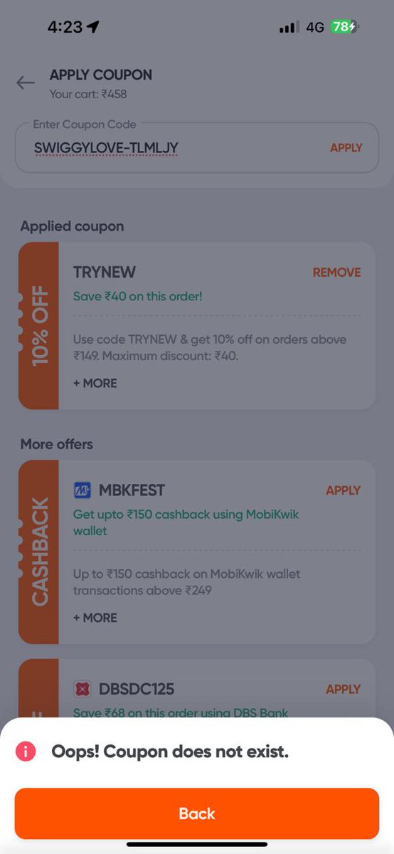 theEagle_07's tweet photo. @SwiggyCares @Swiggy https://t.co/IzGbsTbcvx