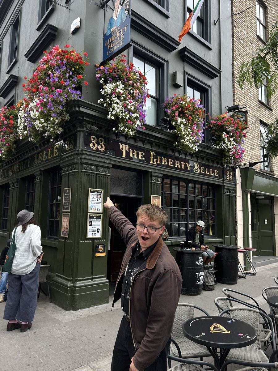 sightseeing today (having a pint)