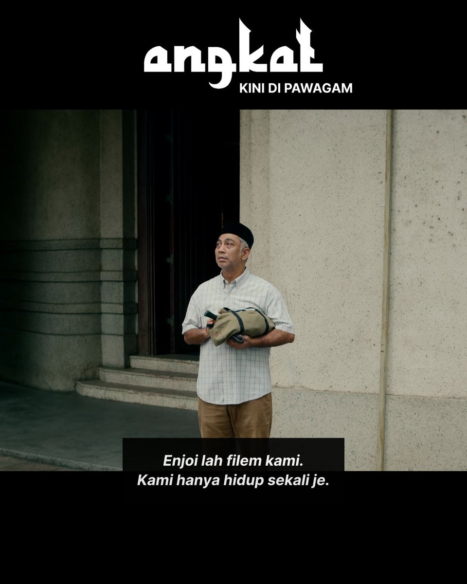 feiskfilms's tweet photo. Apabila 10 orang menonton filem, anda akan mendapat 10 ulasan berbeza tentang filem tersebut. Itulah keindahan bikin filem.
Ini minggu terakhir filem ANGKAT akan ditayang. Tonton dengan segera! #filemANGKAT https://t.co/AnMzwO9flE
