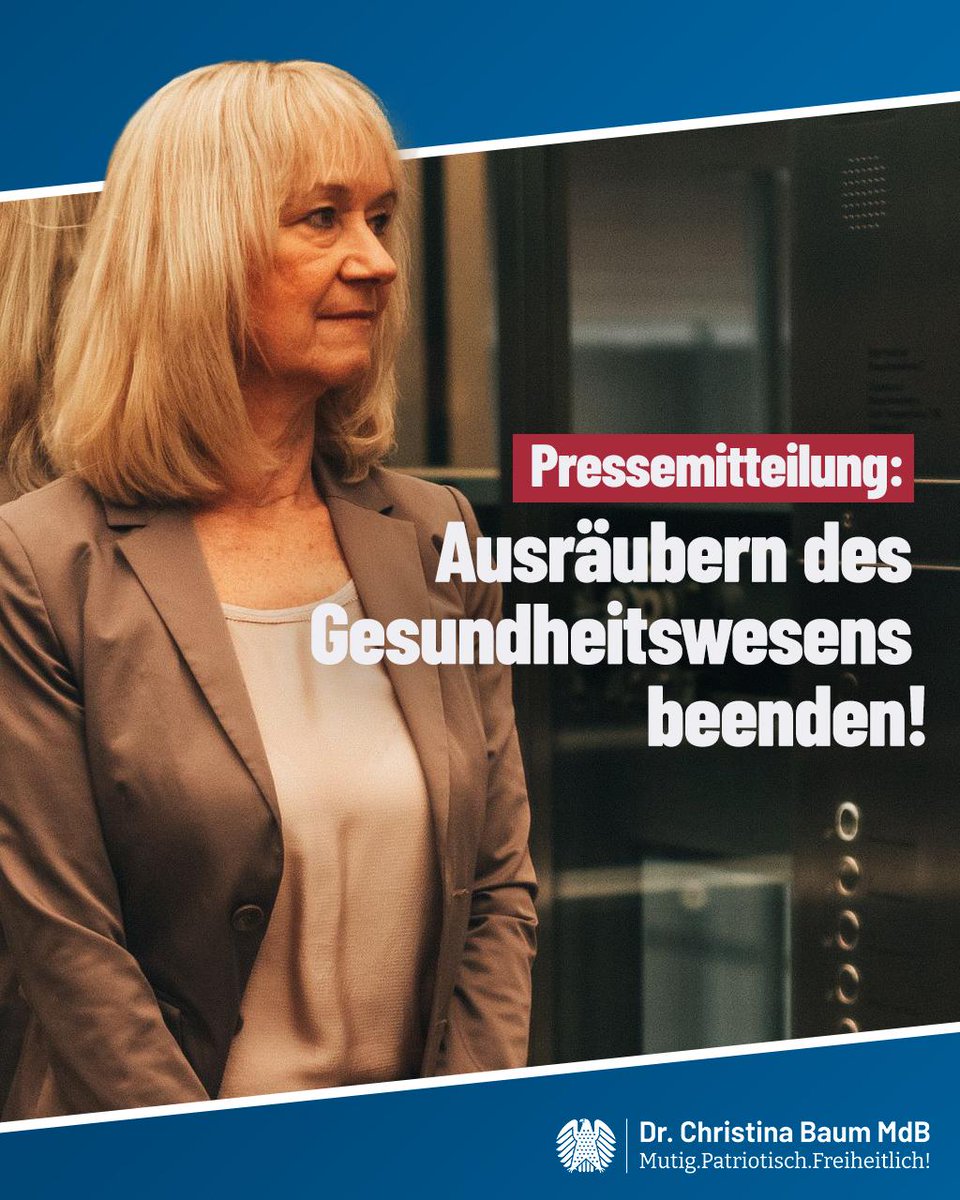 +++Ausräubern des Gesundheitswesens beenden!+++

Berlin, 19. August 2025. Der Bundesrechnungshof schlägt bezüglich der sich zuspitzenden finanziellen Krise in der gesetzlichen Krankenversicherung Alarm. Auch hier wächst die Lücke zwischen Einnahmen und Ausgaben – Beiträge drohen