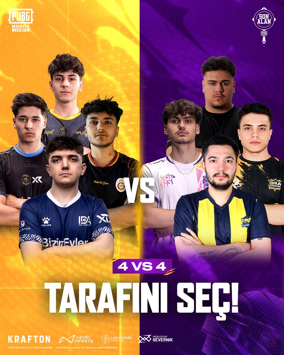 pubgm_espor_tr's tweet photo. Özel yetenekler karşı karşıya! 🔥
Bu iki takımın mücadelesinde sizce kazanan hangi takım olur? 👇🏻
#PUBGMOBILE #SONALAN https://t.co/qMskGHkeyF