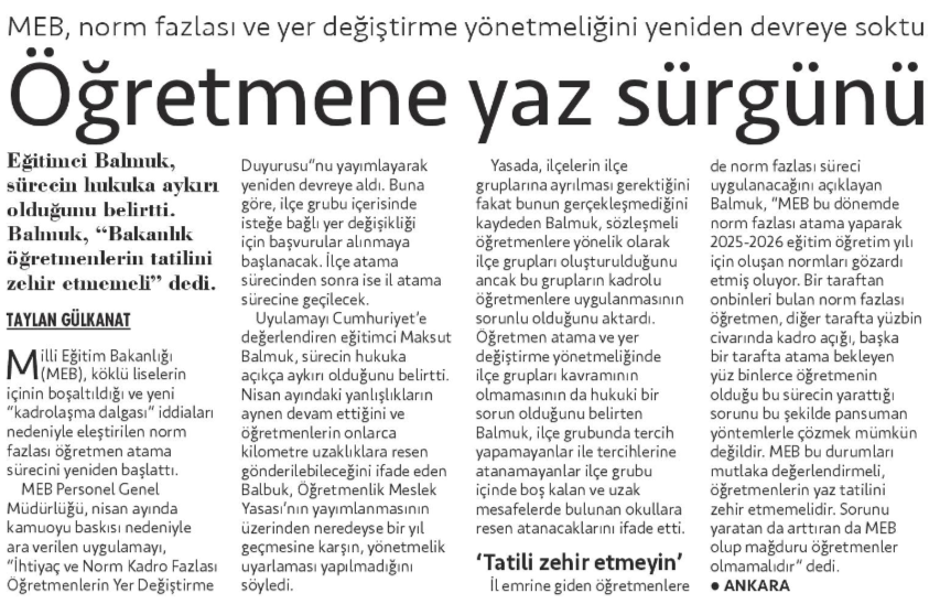 gulkanattaylan's tweet photo. Milli Eğitim Bakanlığı (MEB) nisanda yapmaktan vazgeçtiği norm fazlası öğretmen atama sürecini yeniden başlattı. 

https://t.co/xrJ25ScDet

#ReSenAtamaİptal https://t.co/N053vIQN6O