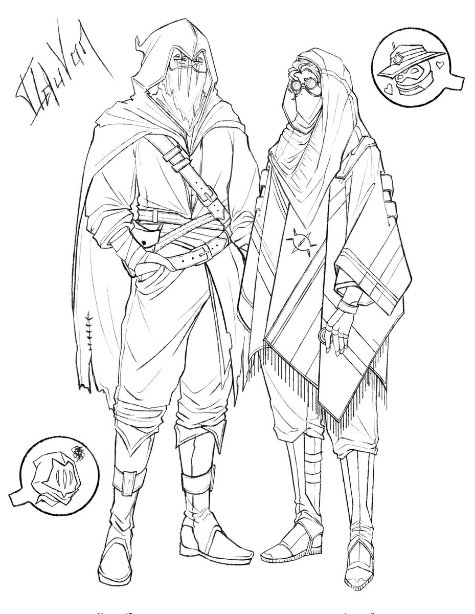 Just a sketch in my style 
let me know if you want to see other agents in my style 
and please add color, this sketch is free to use

#ValorantArt #VALORANT #Omen #Cypher #cyphmen