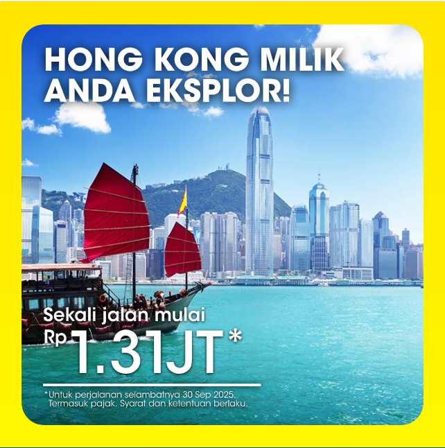 GetDiskon's tweet photo. Siap untuk terbang bersama Scoot untuk liburan selanjutnya? Terbang ke Hong Kong mulai dari Rp1.31JT*!

https://t.co/gepKYDQpgg

#promo #getdiskon #flyscoot https://t.co/AqPdjw5mQm