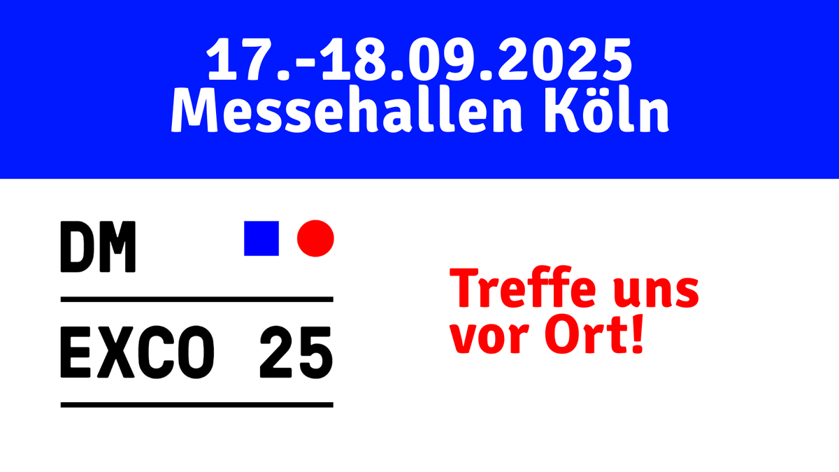 Wir sind auf der #DMEXCO2025 in Köln 🎉
📅 17.–18. Sept. | 📍 Kölnmesse
Mehr dazu im Blog 👉 timmehosting.de/blog/die-dmexc…