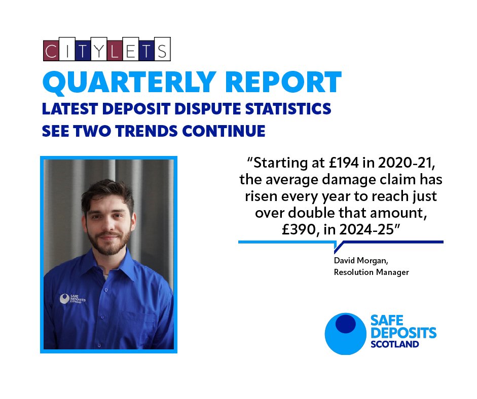 SafeDeposits Scotland (@safedeposits) on Twitter photo Deposit dispute statistics from the last financial year saw two important trends continue.
Find out what SafeDeposits Scotland's Resolution Manager David Morgan had to say in the latest <a href="/Citylets/">Citylets</a> Quarterly Report:
👉 ow.ly/YClK50WIIYG Deposit dispute statistics from the last financial year saw two important trends continue.
Find out what SafeDeposits Scotland's Resolution Manager David Morgan had to say in the latest <a href="/Citylets/">Citylets</a> Quarterly Report:
👉 ow.ly/YClK50WIIYG