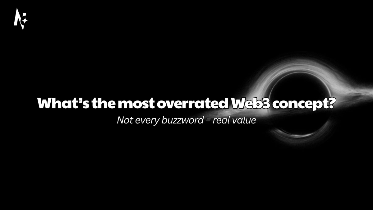 nortiyus's tweet photo. 🗣️ In Web3, not every buzzword delivers real value.
So tell us — what’s the most overrated concept right now?

✅ zk-everything
✅ AI x blockchain hype
✅ Decentralized social

Drop your pick 👇 and let’s talk impact vs noise.
#Web3 #Blockchain #Nortiyus https://t.co/x78HL3640k